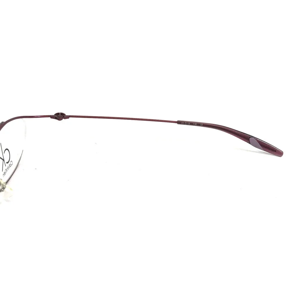 Calvin Klein Eyeglasses Frames ck5304 664 Burgundy Red Semi Rimmed 51-18-130